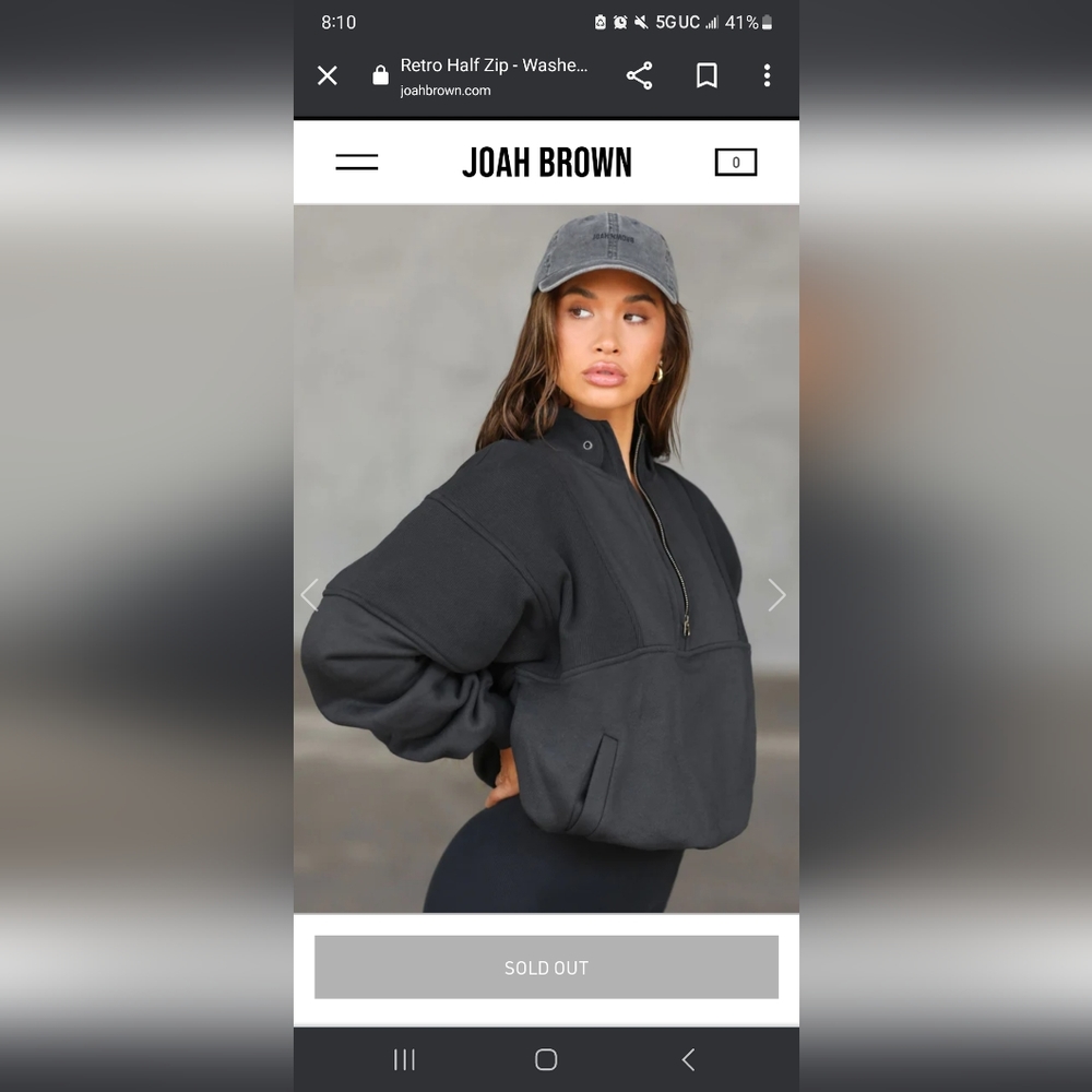 Joah Brown Retro Half Zip